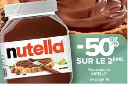 Cora x Carrefour NUTELLA Pâte à tartiner offre