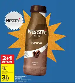 Cora x Carrefour NESCAFE Boisson lactée offre