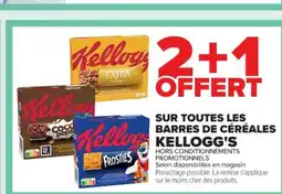 Cora x Carrefour KELLOGG'S Sur toutes les barres de céréales offre