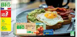 Cora x Carrefour CARREFOUR BIO Œufs de poules élevées en plein air offre