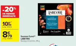 Cora x Carrefour LABEYRIE Saumon Fumé offre