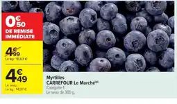 Cora x Carrefour Myrtilles offre