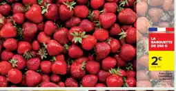 Cora x Carrefour Fraise ronde offre