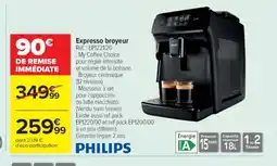 Cora x Carrefour PHILIPS Expresso broyeur offre