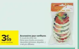 Cora x Carrefour Accessoires pour confitures offre