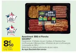 Cora x Carrefour SOCOPA Assortiment BBQ et Plancha offre