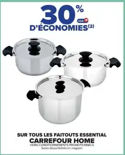 Cora x Carrefour Sur tous les faitouts essential carrefour home offre