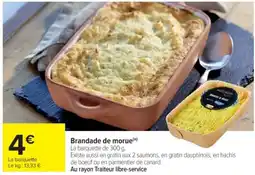 Cora x Carrefour Brandade de morue offre
