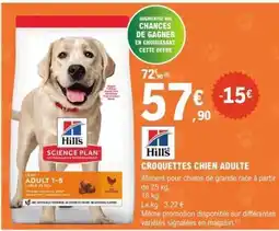 E.Leclerc Hill's Science Plan Croquettes Chien Adulte offre
