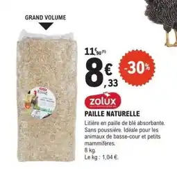 E.Leclerc Zolux Paille Naturelle offre