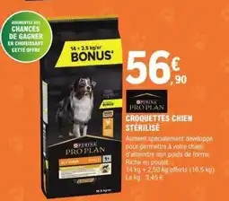 E.Leclerc CROQUETTES CHIEN STÉRILISÉ offre