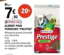 E.Leclerc ALIMENT POUR PERRUCHES PRESTIGE offre