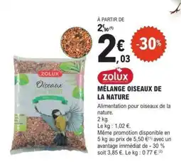 E.Leclerc MÉLANGE OISEAUX DE LA NATURE offre