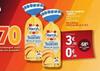 E.Leclerc BRIOCHE TRANCHÉE HARRY'S offre