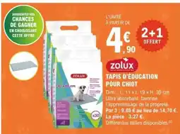 E.Leclerc Zolux Tapis d'Education pour Chiot offre