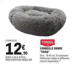 E.Leclerc Corbeille Ronde 'Taiga' offre