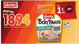 E.Leclerc Jambon Cuit Le Bon Paris -25% de Sel offre