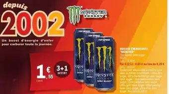 E.Leclerc Boisson Energisante Monster offre