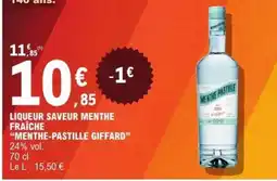 E.Leclerc MENTHE-PASTILLE GIFFARD offre