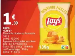 E.Leclerc CHIPS “LAY’S” offre