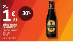 E.Leclerc BIÈRE BRUNE 'GUINNESS' offre