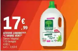 E.Leclerc Lessive liquide L'ARBRE VERT offre