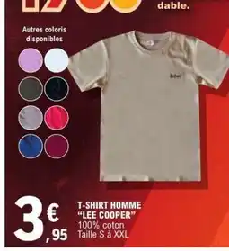 E.Leclerc T-SHIRT HOMME 'LEE COOPER' offre