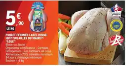 E.Leclerc POULET FERMIER LABEL ROUGE IGP offre
