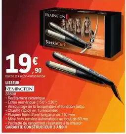 E.Leclerc Lisseur Remington S6500 offre