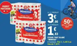 E.Leclerc ESSUIE-TOUT BLANC 'MIMOSA' offre