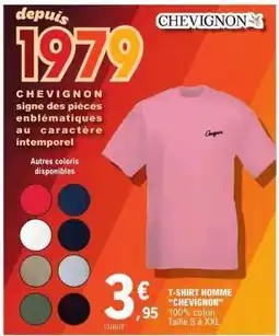 T-SHIRT HOMME CHEVIGNON