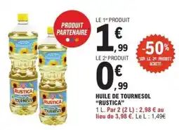 E.Leclerc Huile de Tournesol “Rustica” offre