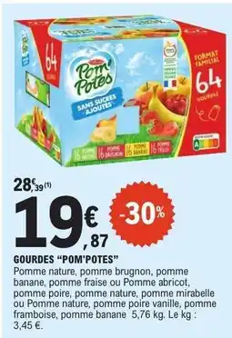 E.Leclerc GOURDES 'POM'POTES' offre