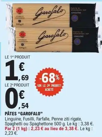 E.Leclerc Pâtes GAROFALO offre
