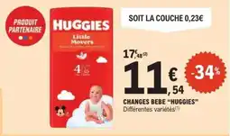E.Leclerc CHANGES BEBE “HUGGIES” offre