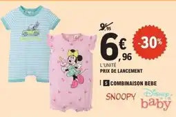E.Leclerc 5 COMBINAISON BEBE offre