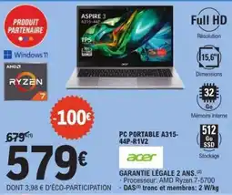 PC PORTABLE A315-44P-R1V2