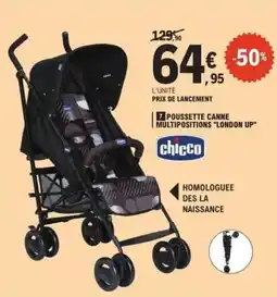 E.Leclerc Poussette Canne Multipositions 'London Up' offre