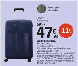 E.Leclerc VALISE 55 CM ENV offre