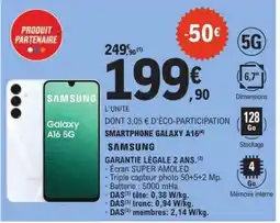 E.Leclerc SMARTPHONE GALAXY A16 offre
