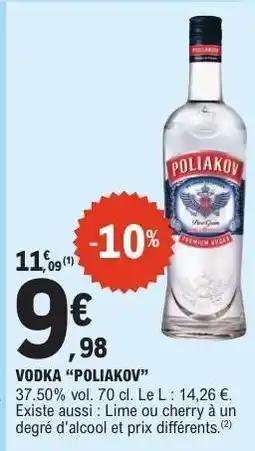 E.Leclerc Vodka Poliakov offre