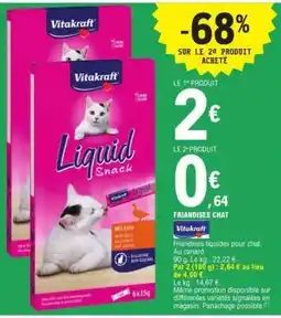 E.Leclerc Vitakraft Liquid Snack offre
