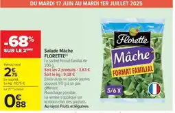Cora x Carrefour FLORETTE Salade Mâche offre