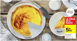 Cora x Carrefour Flan 6 parts offre