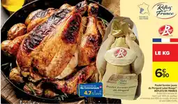 Cora x Carrefour REFLETS DE FRANCE Poulet fermier jaune du Périgord Label Rouge offre