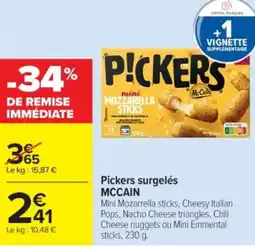 Cora x Carrefour MCCAIN Pickers surgelés offre