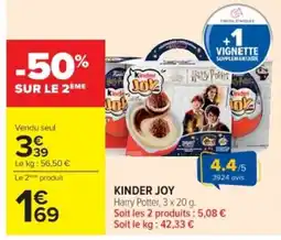 Cora x Carrefour KINDER JOY offre