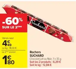 Cora x Carrefour SUCHARD Rochers offre