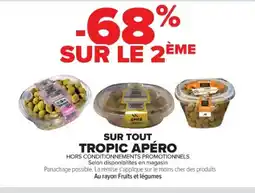 Cora x Carrefour Tropic apéro sur tout offre