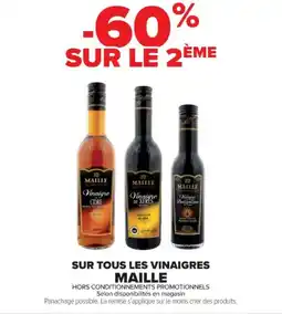 Cora x Carrefour MAILLE Sur tous les vinaigres offre
